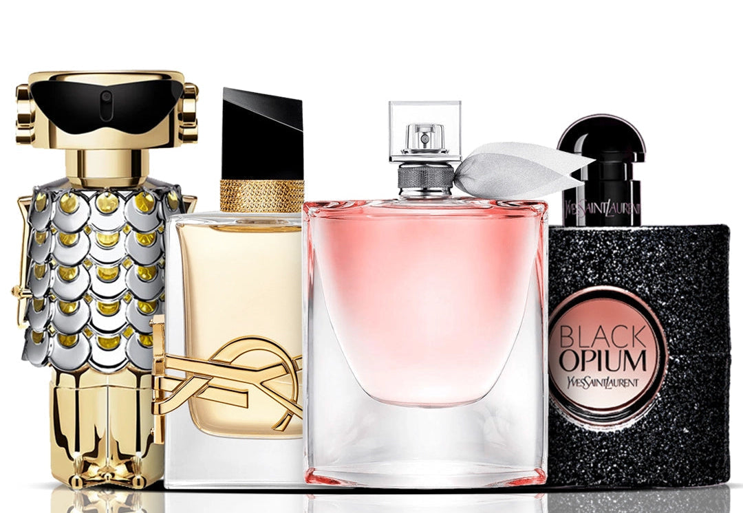 Set de 4 parfumuri | Libre + La Vie Est Belle + Black Opium + Fame 100 ml