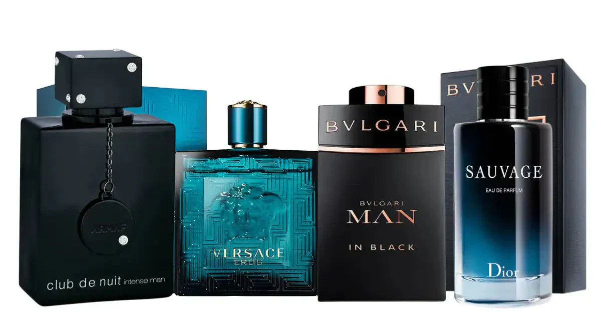 Set de 4 parfumuri | Man in Black, Sauvage, Club the Nuit, Eros 100ml